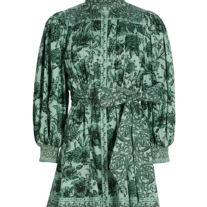Alice + Olivia Tiffie Floral Belted Minidress worn by Joyce Newman (Lucy Liu) as seen in A Man in Full-product-