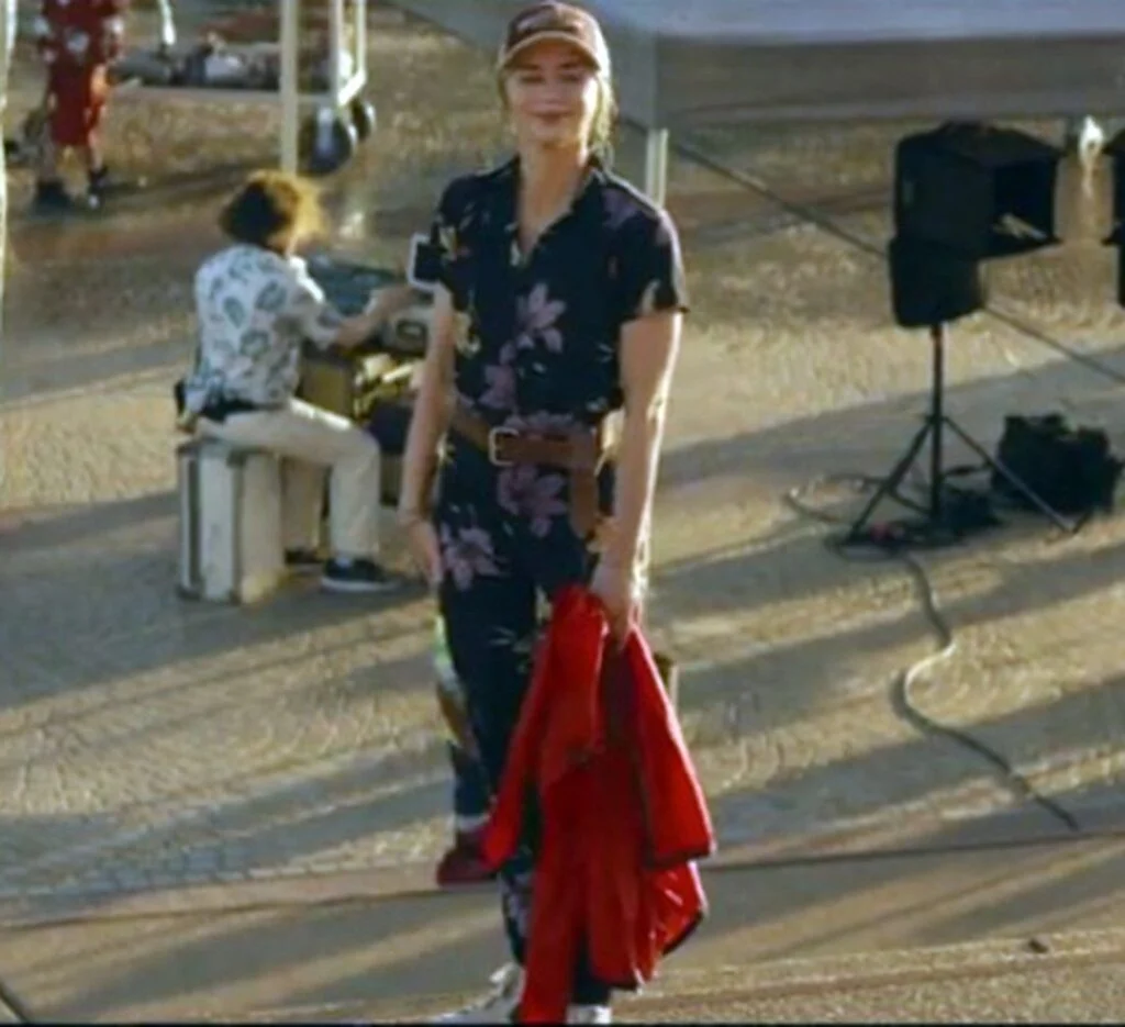 Jody favoring floral prints and plenty of color in her wardrobe.