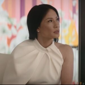 Safiyaa-Jaime-Black-Ivory-Jump­suit-worn-by-Joyce-New­man-Lucy-Liu-as-seen-in-A-Man-in-Full.