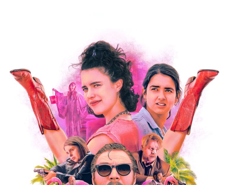 Poster for the movie "Drive-Away Dolls"