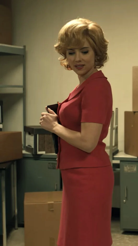 Kelly Jones Bold Pink Skirt Suit and Introduction to NASA-2