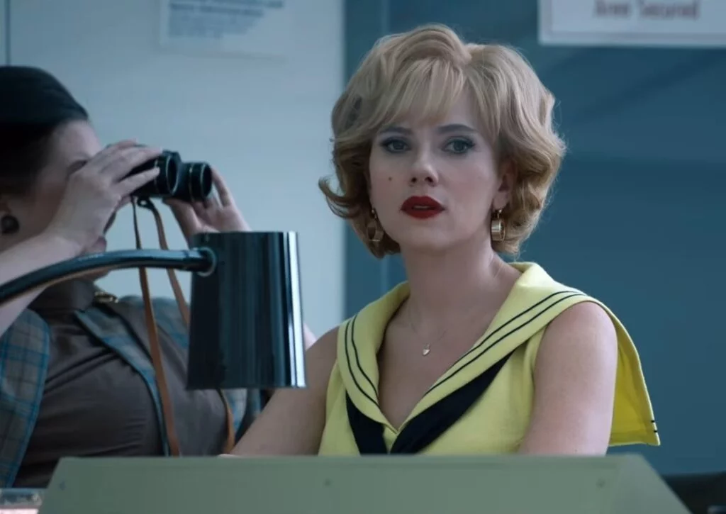 Scarlett Johansson's Fun Yellow Sailor Dress