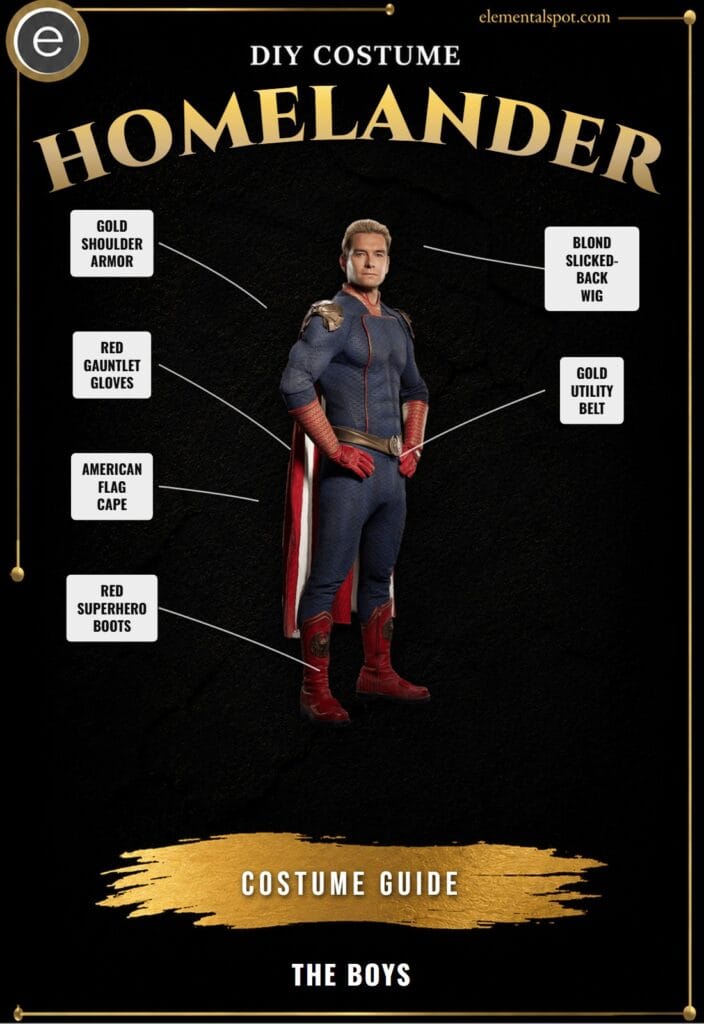 Homelander The Boys Costume
