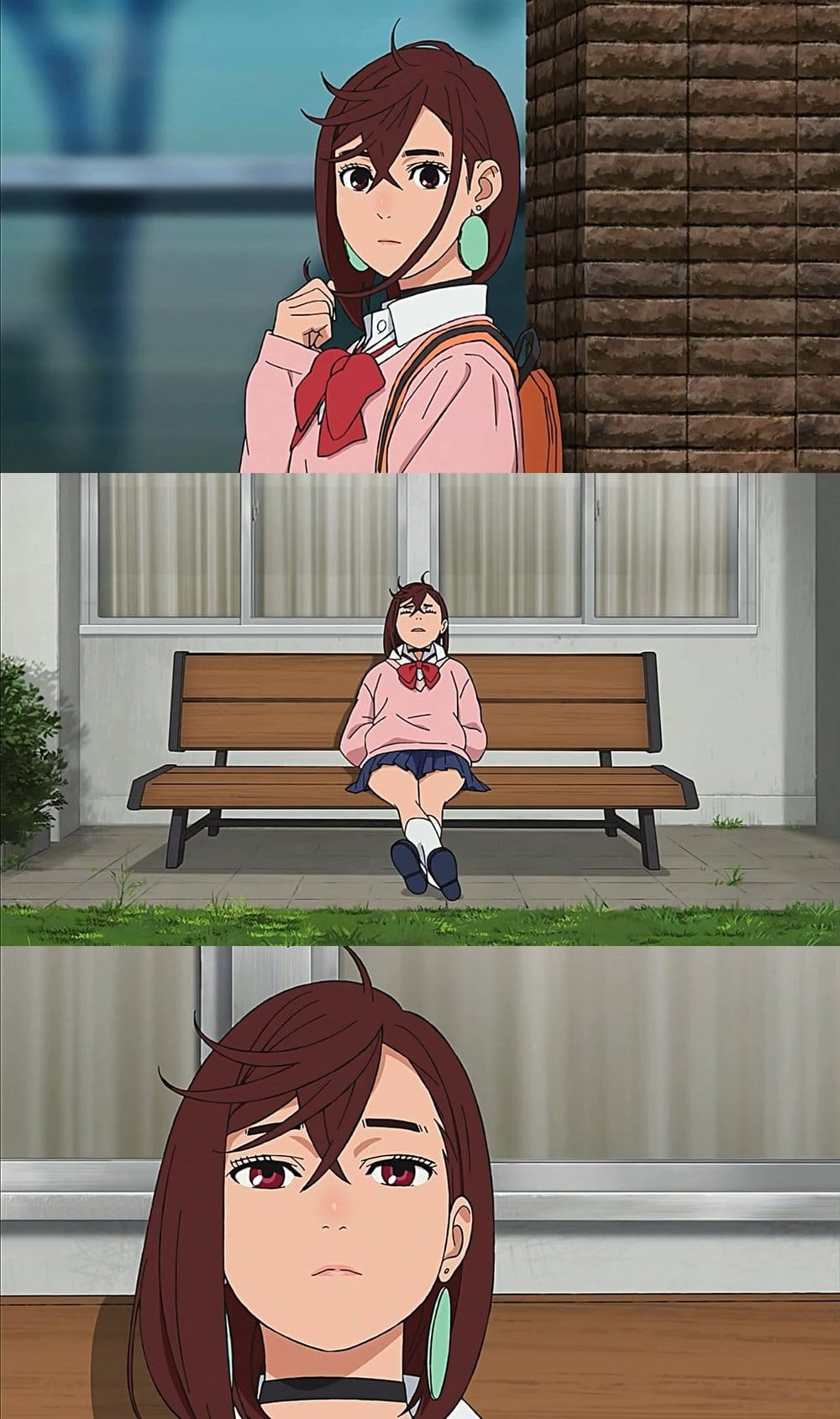Momo Ayase Dandadan scene