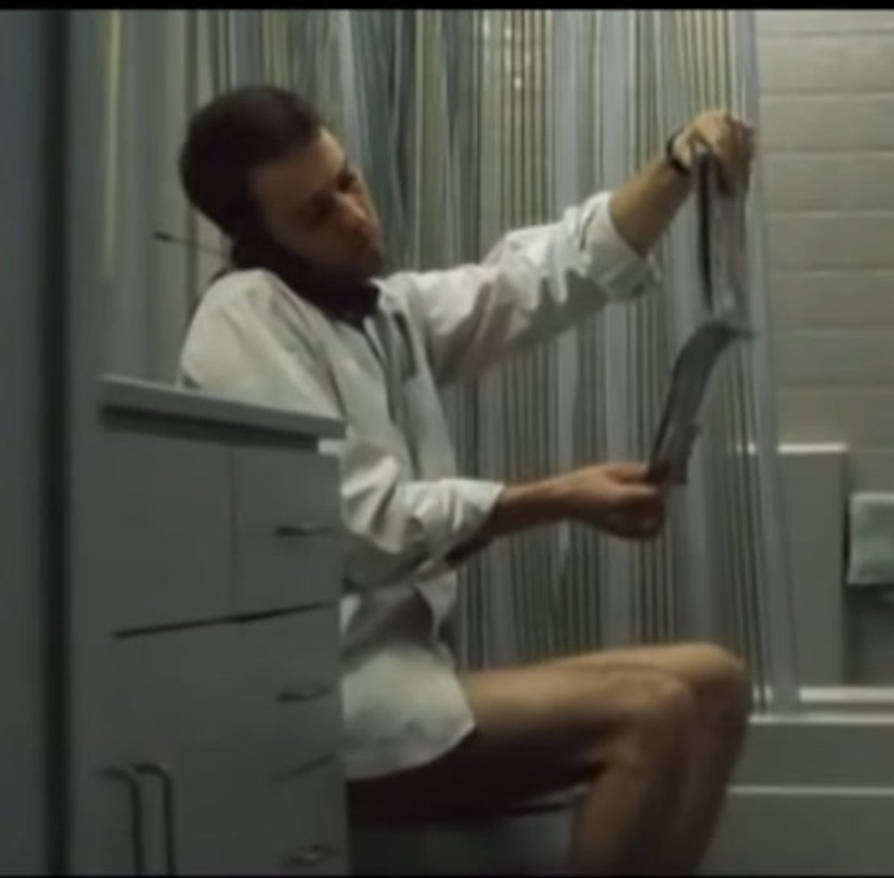 Narrator Fight Club scene