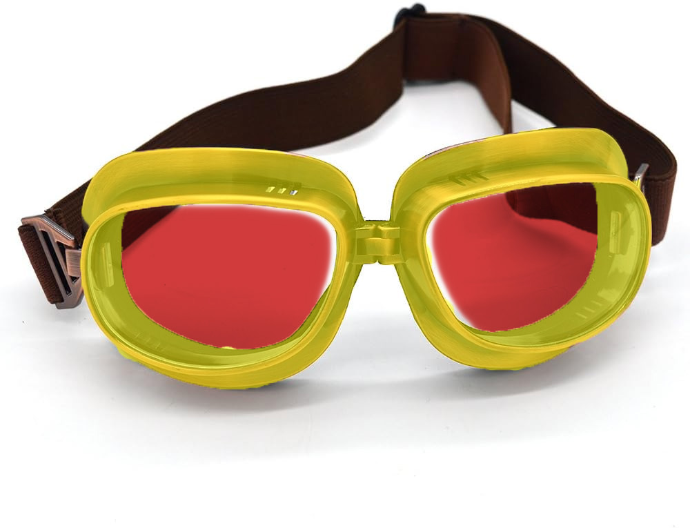 Yellow Aviator Goggles