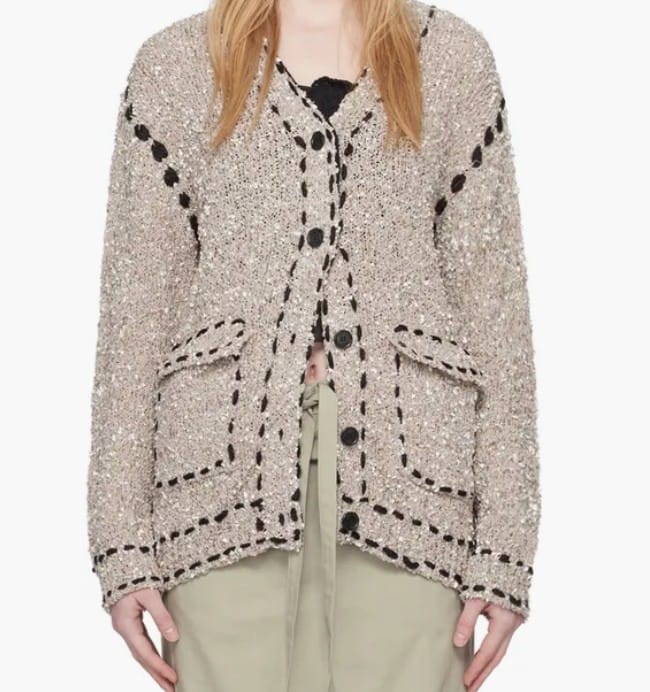 Oatmeal Knit Cardigan