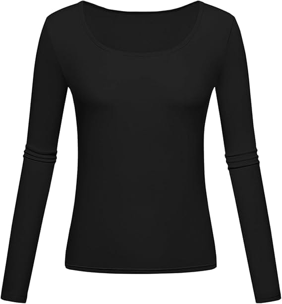 Black Crewneck Top
