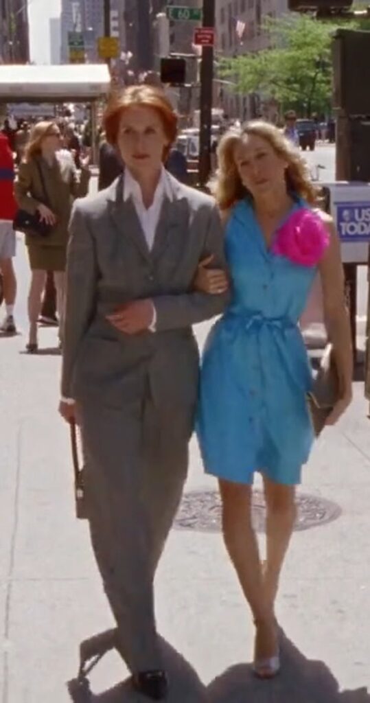 Carrie Bradshaw Sex and the City costume look