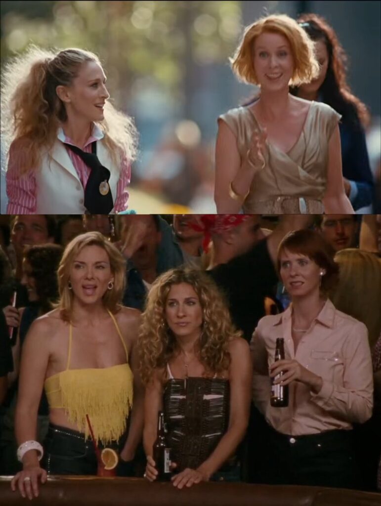 Miranda Hobbes Sex and the City costume scenes