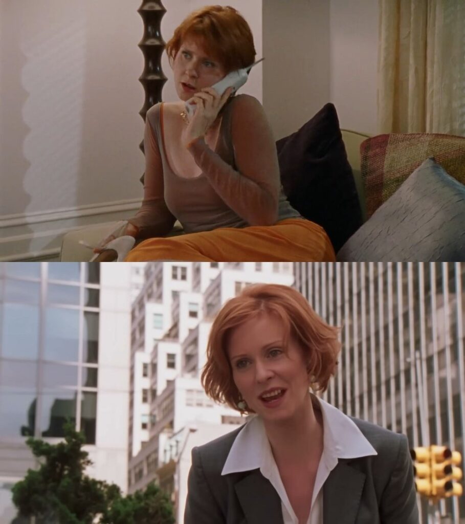 Miranda Hobbes Sex and the City costume scenes