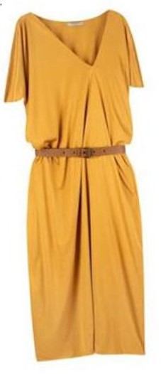 Mustard Yellow Cocktail Dress