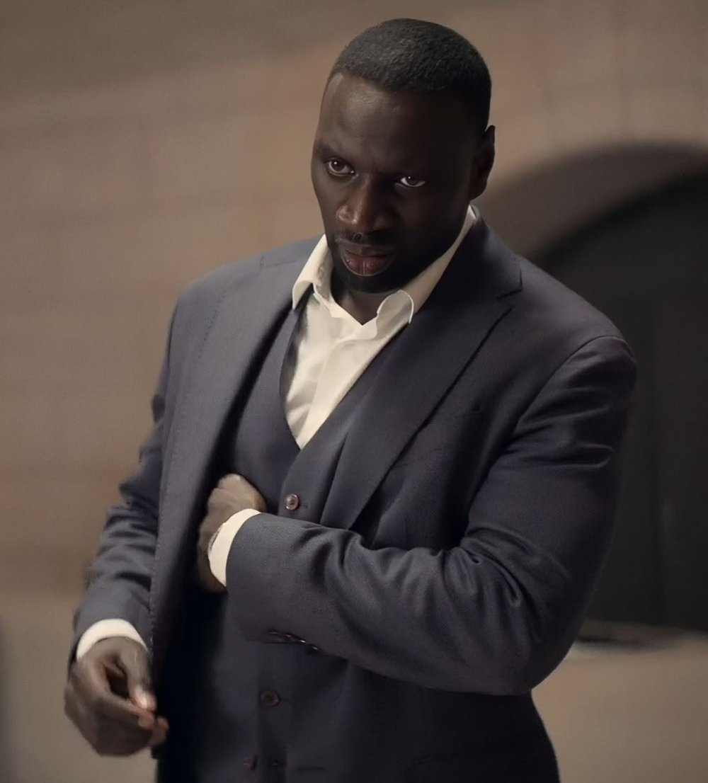 Assane Diop Lupin scene