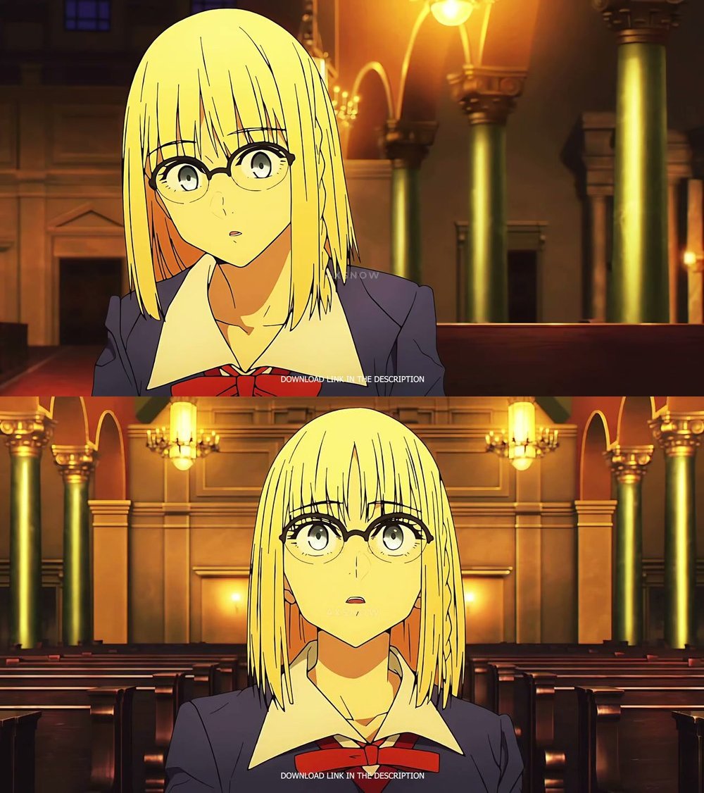 Ayaka Sajyou Fate Strange Fake scene