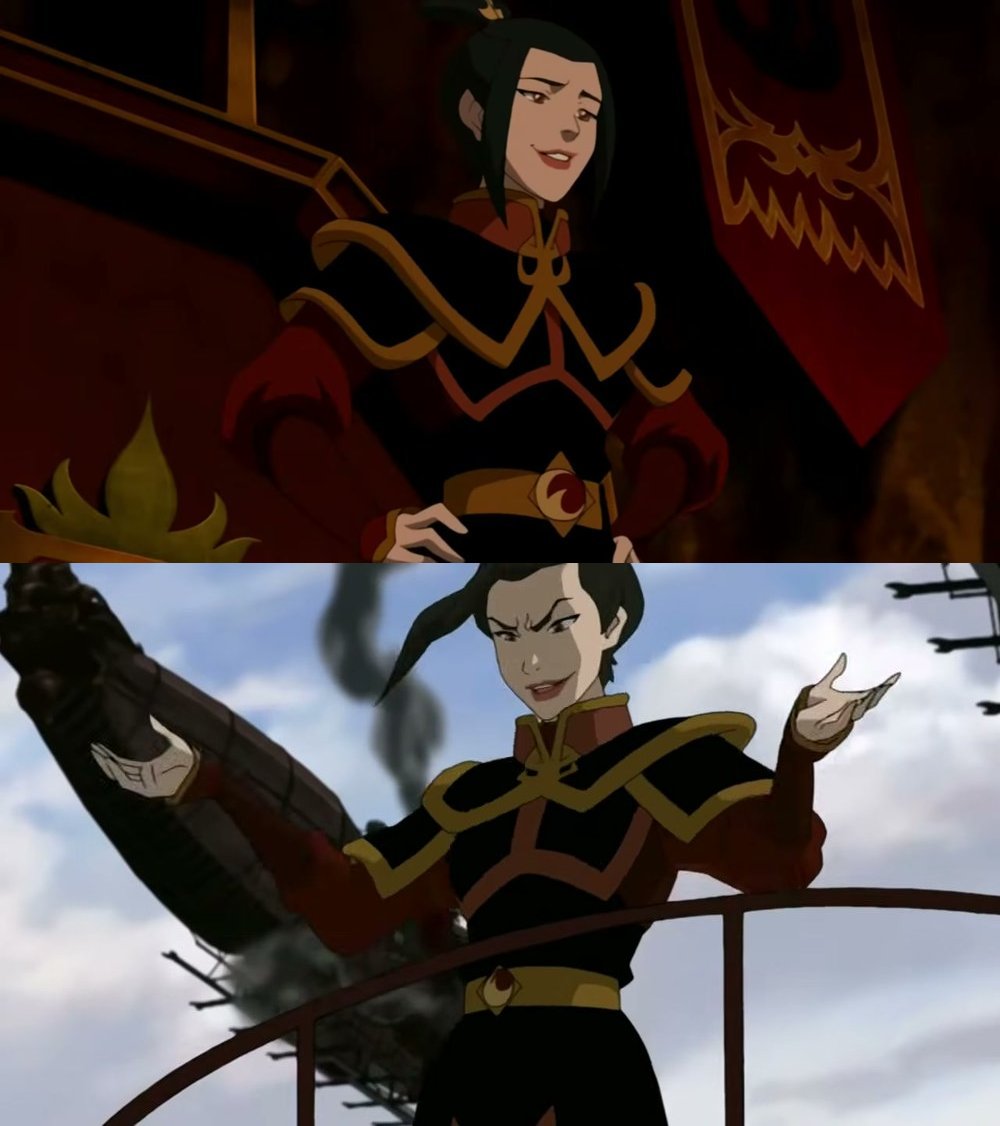 Azula Avatar: The Last Airbender scene