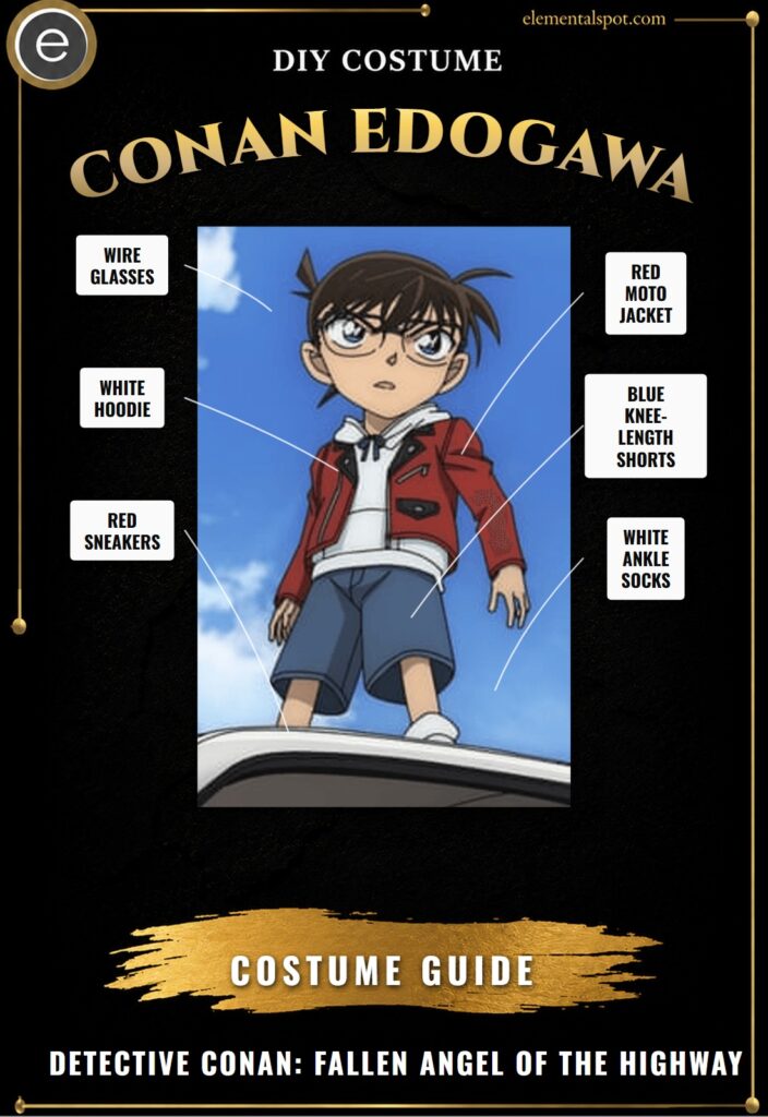 Conan Edogawa Detective Conan: Fallen Angel of the Highway Costume