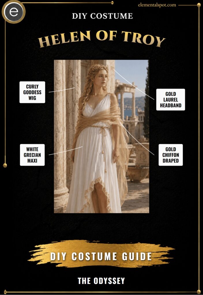 Helen of Troy The Odyssey Costume