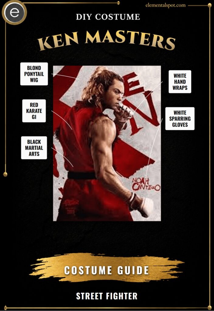 Ken Masters Street Fighter Costume