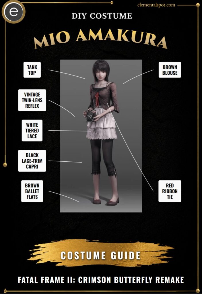 Mio Amakura Fatal Frame II: Crimson Butterfly Remake Costume