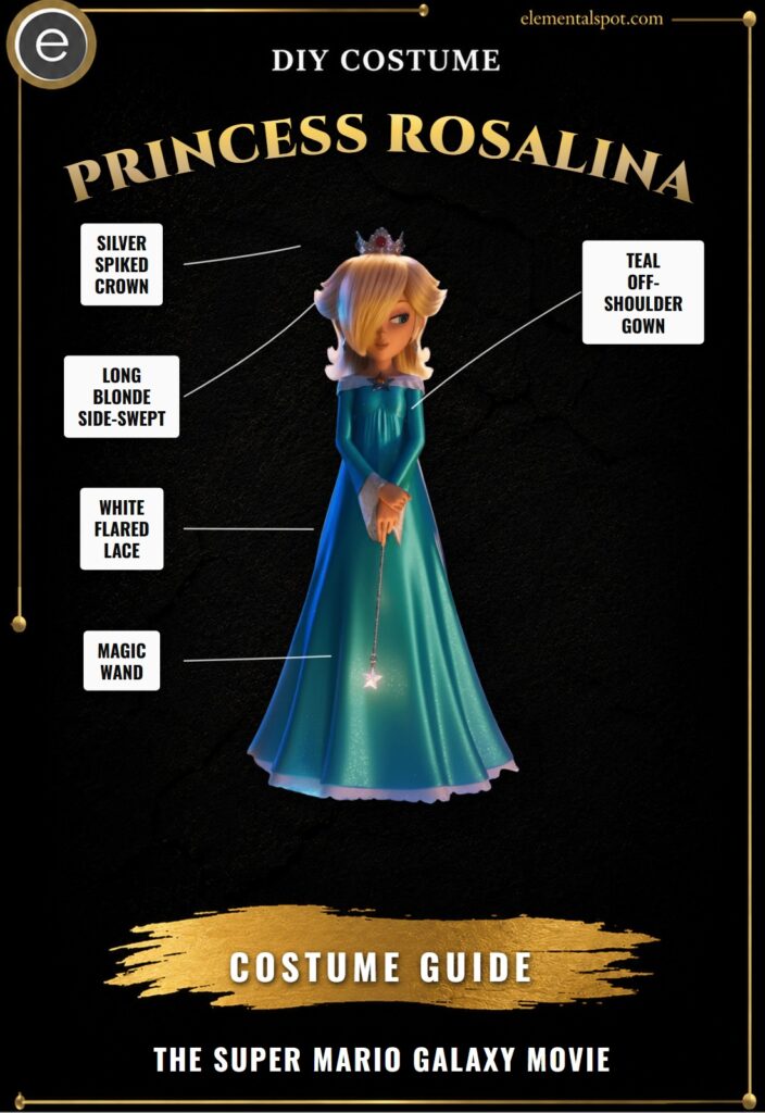 Princess Rosalina The Super Mario Galaxy Movie Costume