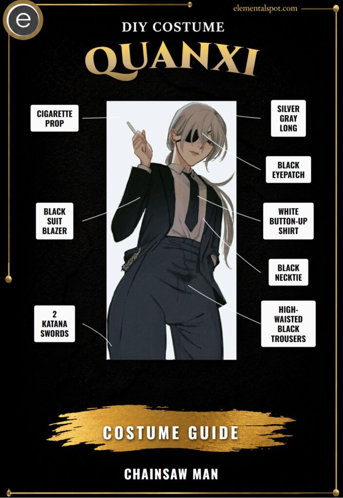 Quanxi Chainsaw Man Costume