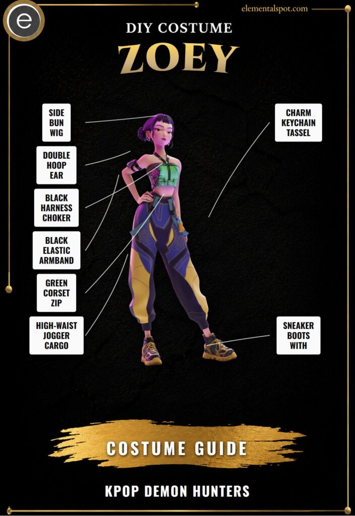 Zoey KPop Demon Hunters Costume
