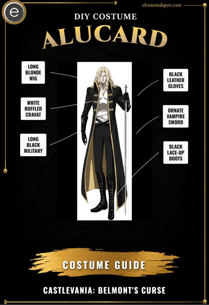 Alucard Castlevania: Belmont's Curse Costume