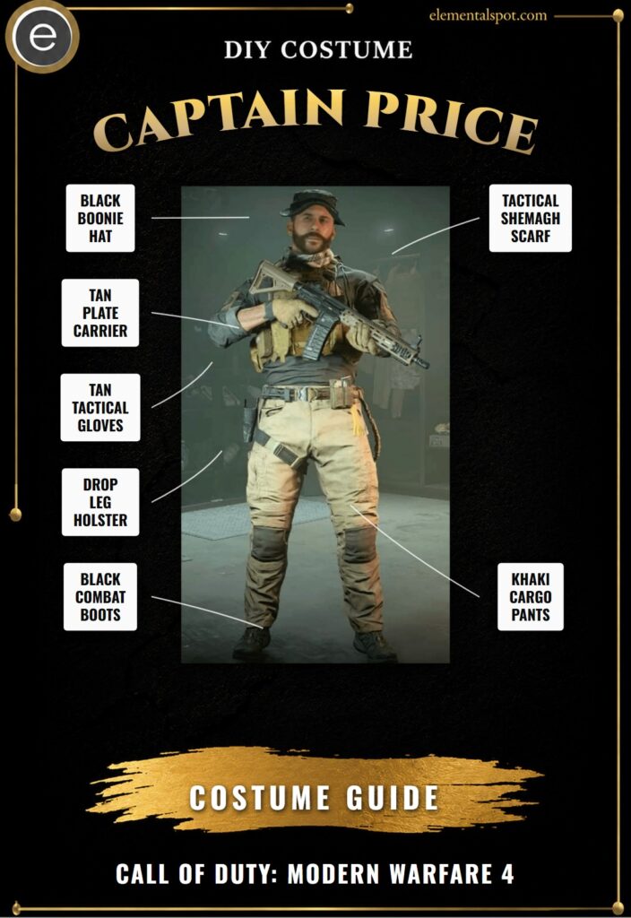 Captain Price Call of Duty: Modern Warfare 4 Costume