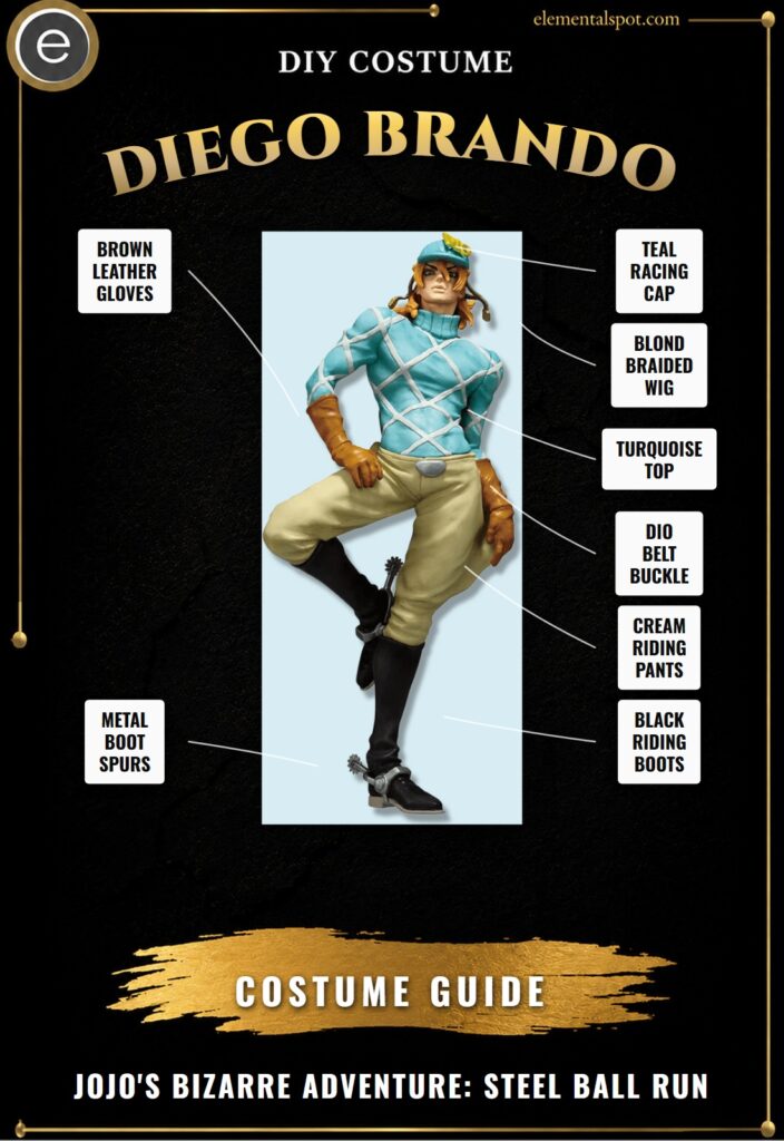 Diego Brando JoJo's Bizarre Adventure: Steel Ball Run Costume