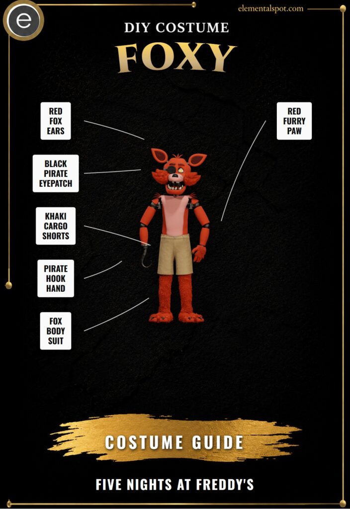 Foxy Five Nights at Freddy's Costume