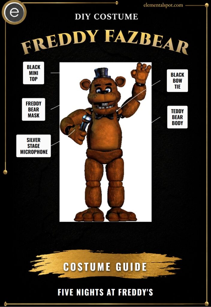 Freddy Fazbear Five Nights at Freddy's Costume