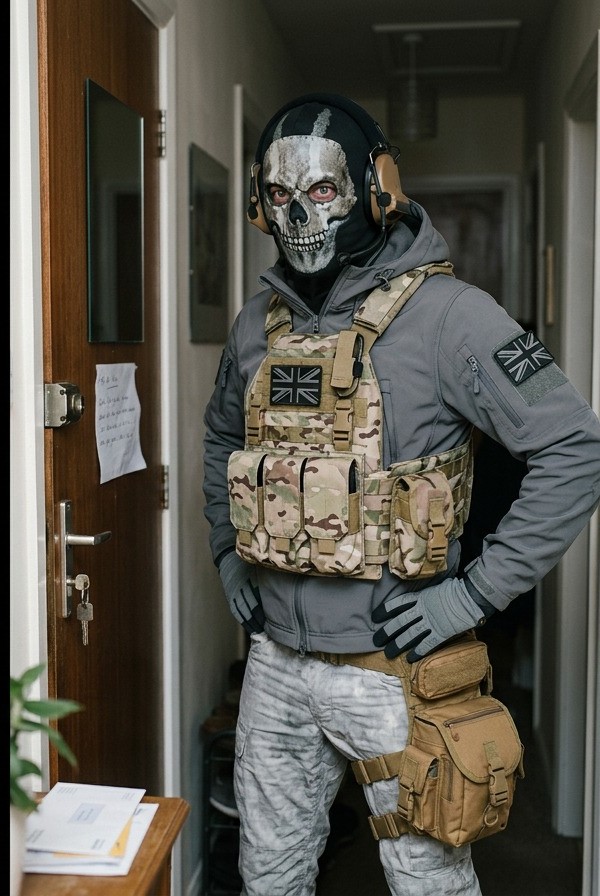 Ghost Call of Duty: Modern Warfare 4 cosplay