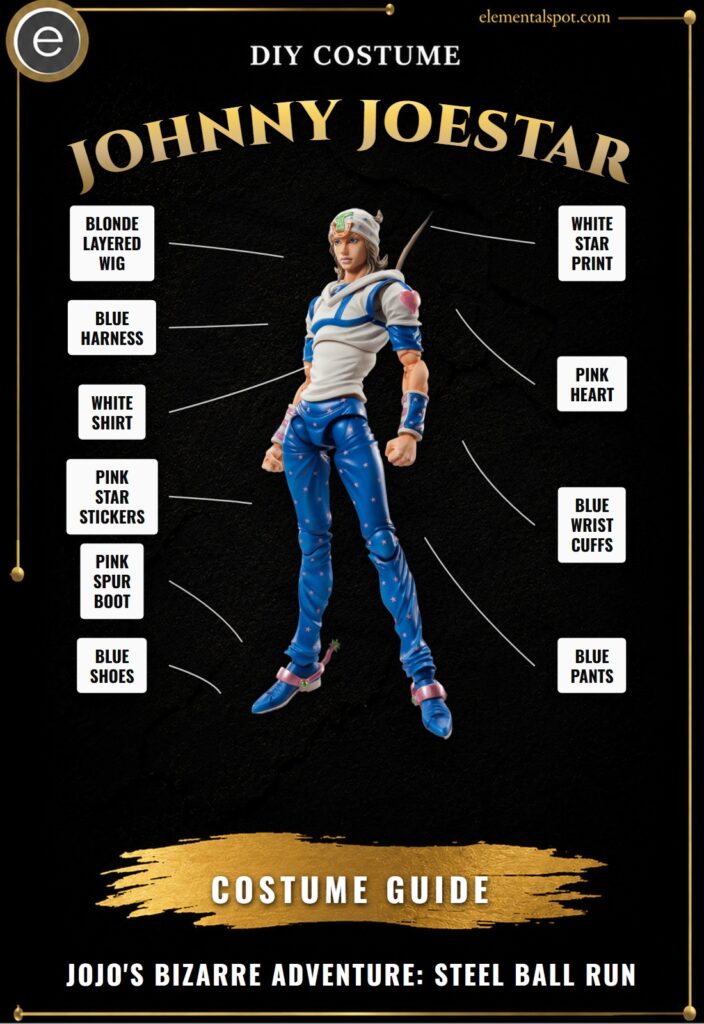Johnny Joestar JoJo's Bizarre Adventure: Steel Ball Run Costume