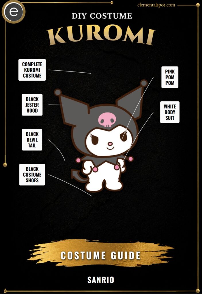 Kuromi Sanrio Costume