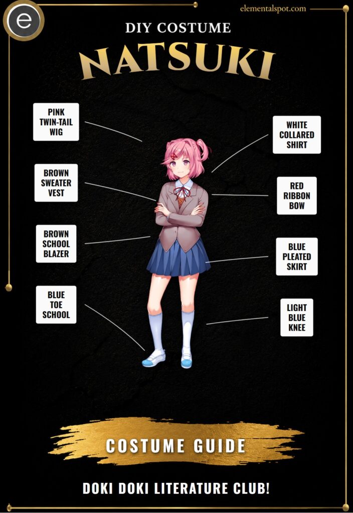 Natsuki Doki Doki Literature Club! Costume