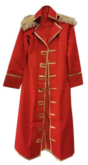 Red Gold-Trim Cape