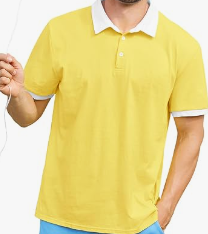 Yellow Collared Shirt