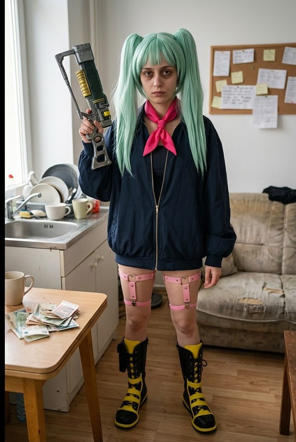 Rebecca Cyberpunk: Edgerunners cosplay