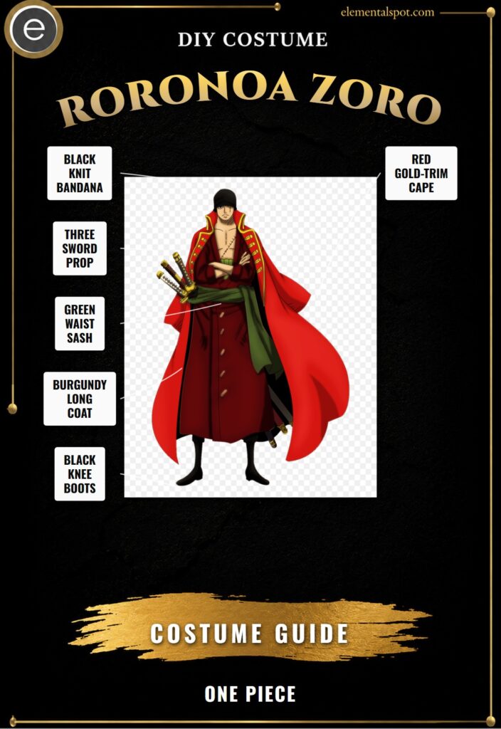 Roronoa Zoro One Piece Costume