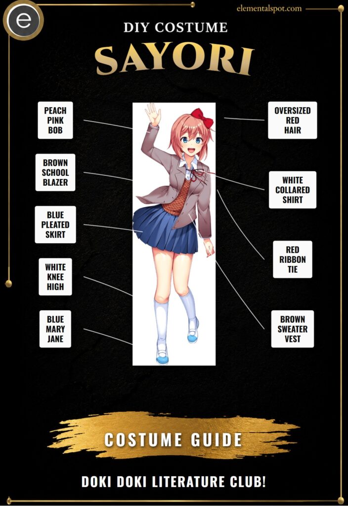 Sayori Doki Doki Literature Club! Costume
