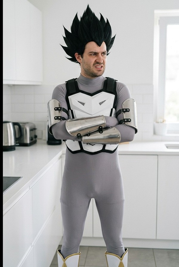 Vegeta Dragon Ball Super cosplay