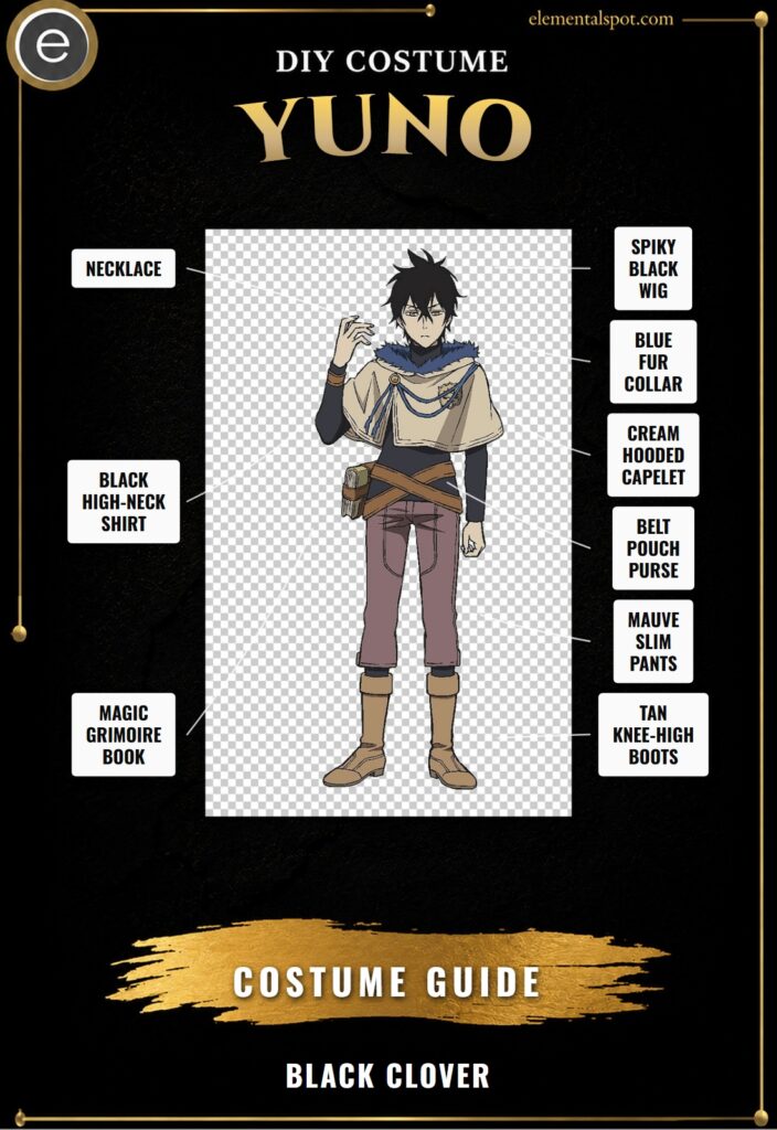 Yuno Black Clover Costume